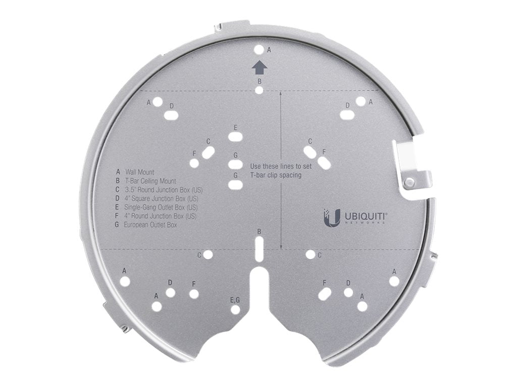 UBIQUITI U-PRO-MP Wireless Access-Point Montageset Vorderansicht