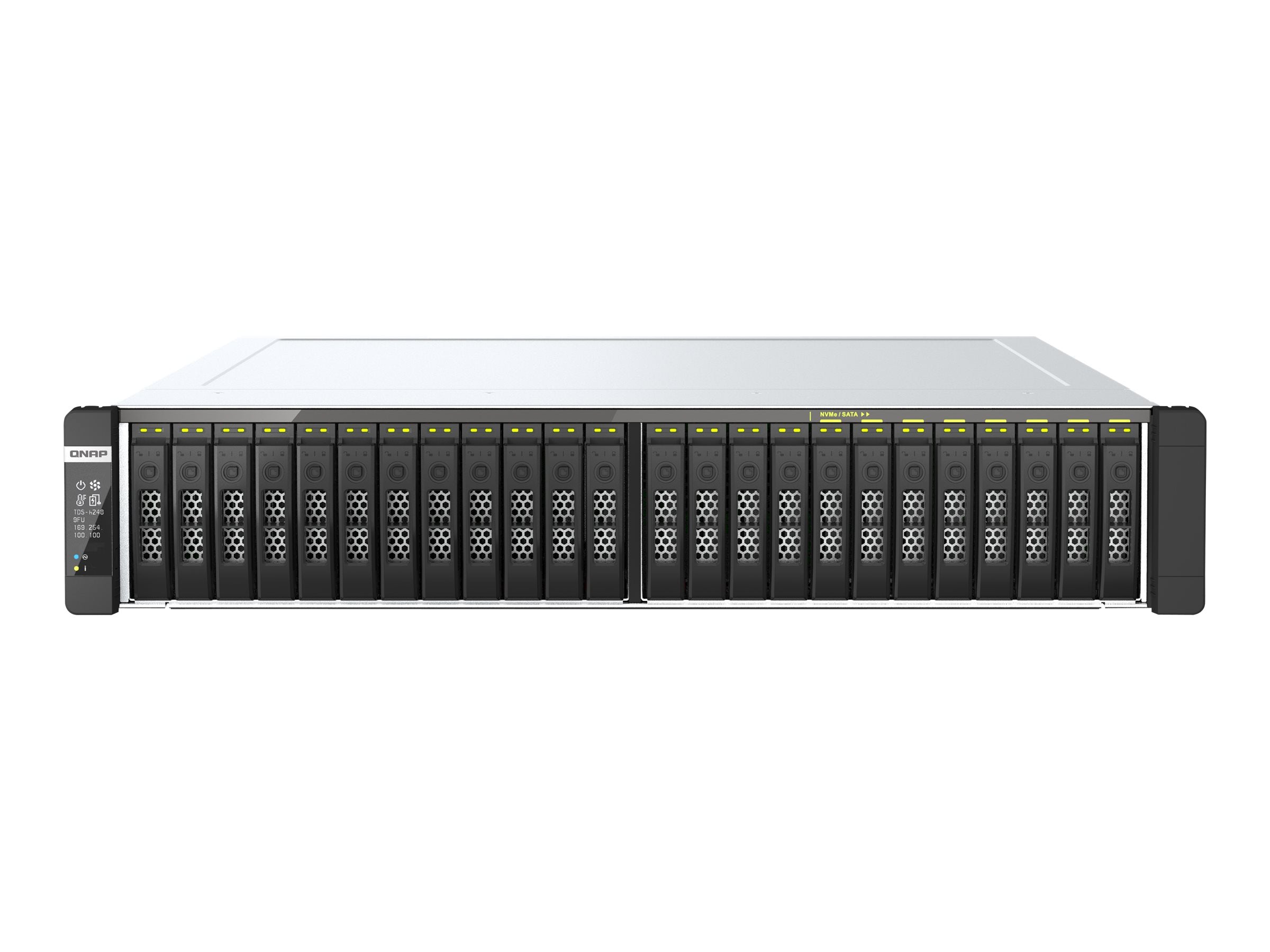 QNAP TDS-h2489FU-4314-256G NAS-Server Rückansicht