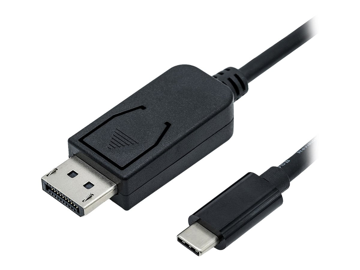 ROLINE USB Typ C - DisplayPort Adapterkabel v1.2 ST/ST 1m Vorderansicht