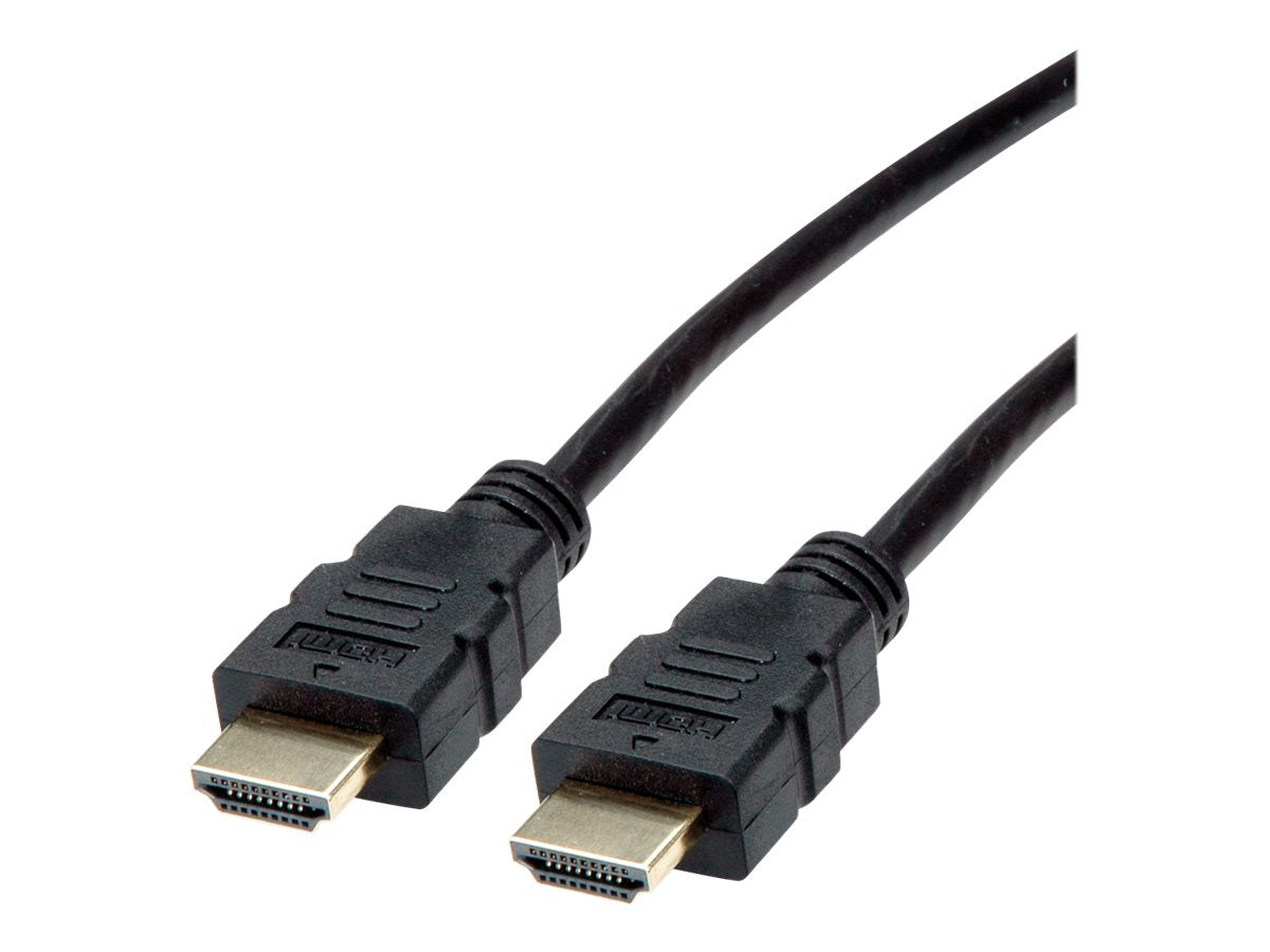 ROLINE HDMI High Speed Kabel mit Ethernet TPE 1m - Vorderansicht