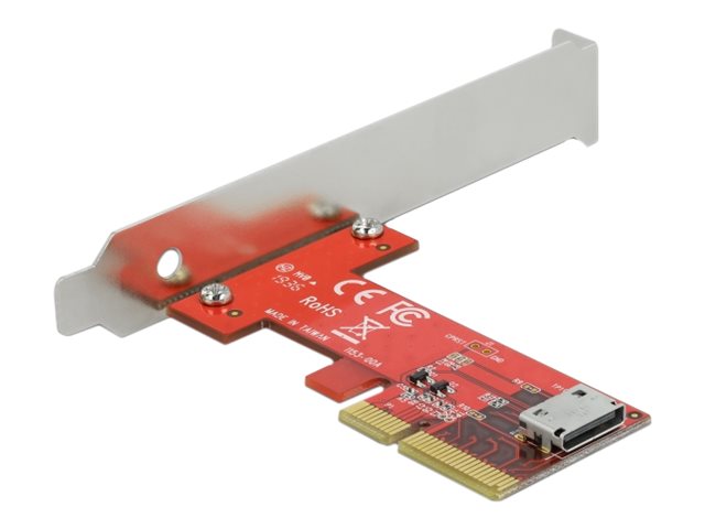 DELOCK PCI Express x4 Karte zu 1 x intern OCuLink SFF-8612 - Low Profile Formfaktor