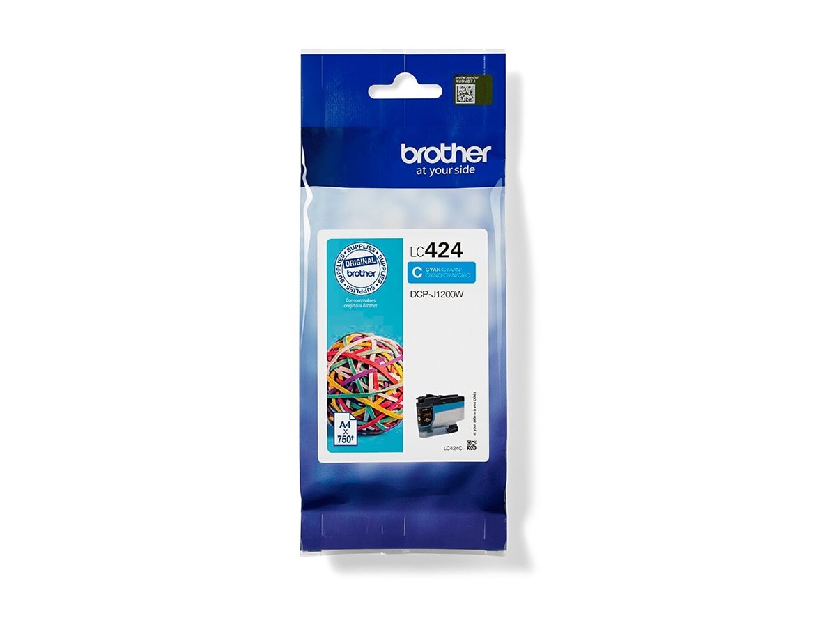 BROTHER LC424C Tintenpatrone Verpackung