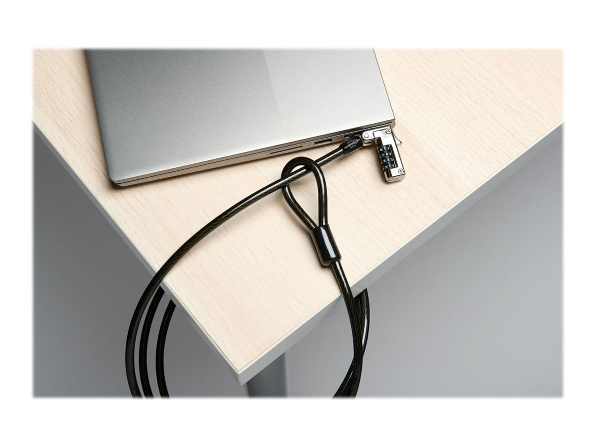 KENSINGTON Ultra Slim Kombinationsschloss im Einsatz