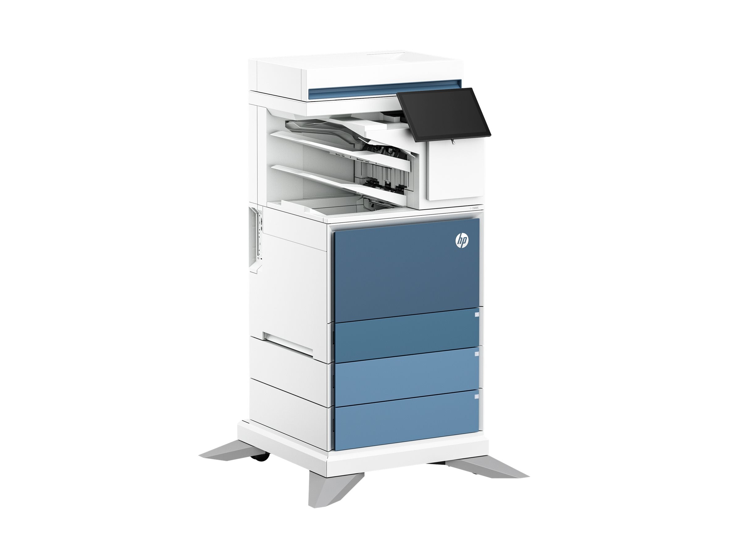 HP LaserJet Enterprise Flow MFP 6800zfsw MFP Seitenansicht