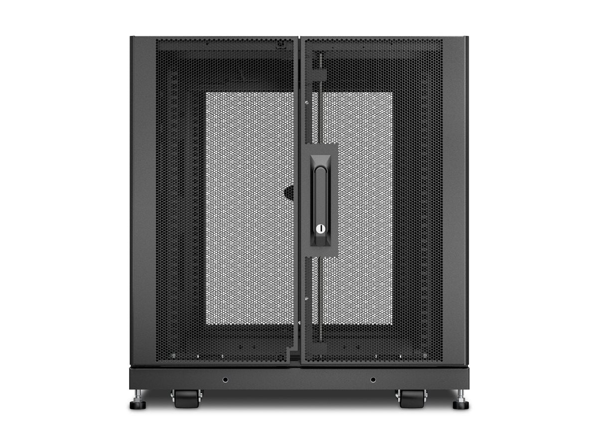 Vorderansicht des APC NetShelter SX 12U Server Rack Enclosure 600mm x 900mm