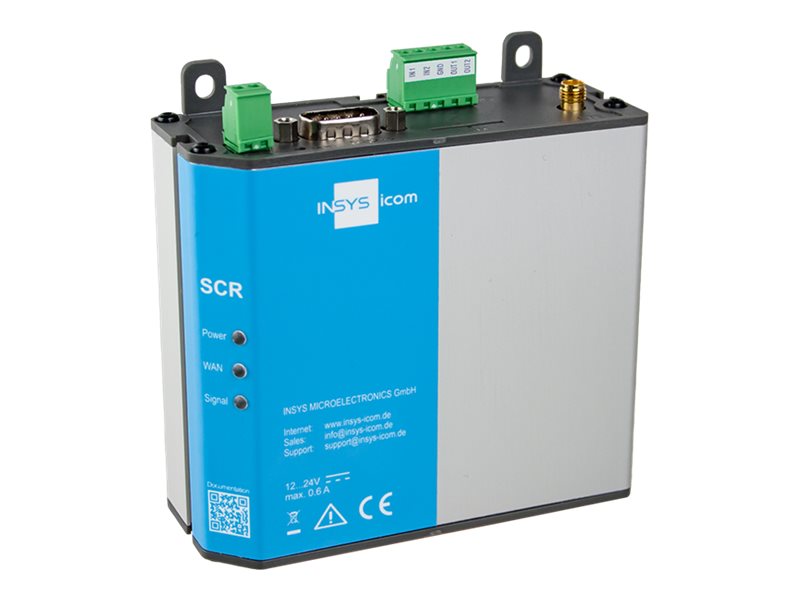 INSYS icom SCR-L300 1.2 LTE-Mobilfunk-Router VPN-Option
