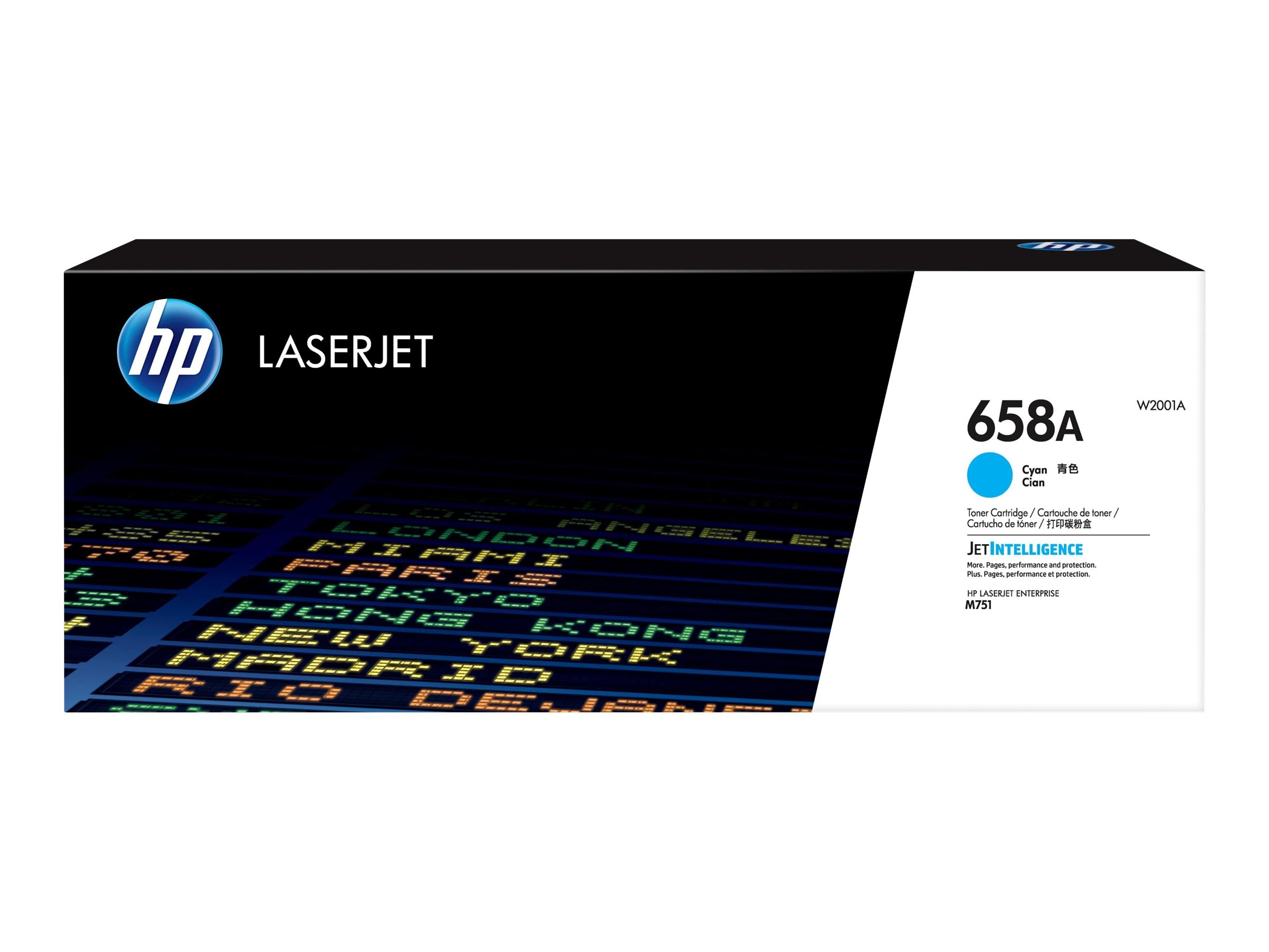 HP 658A Cyan LaserJet Toner Cartridge Detailansicht