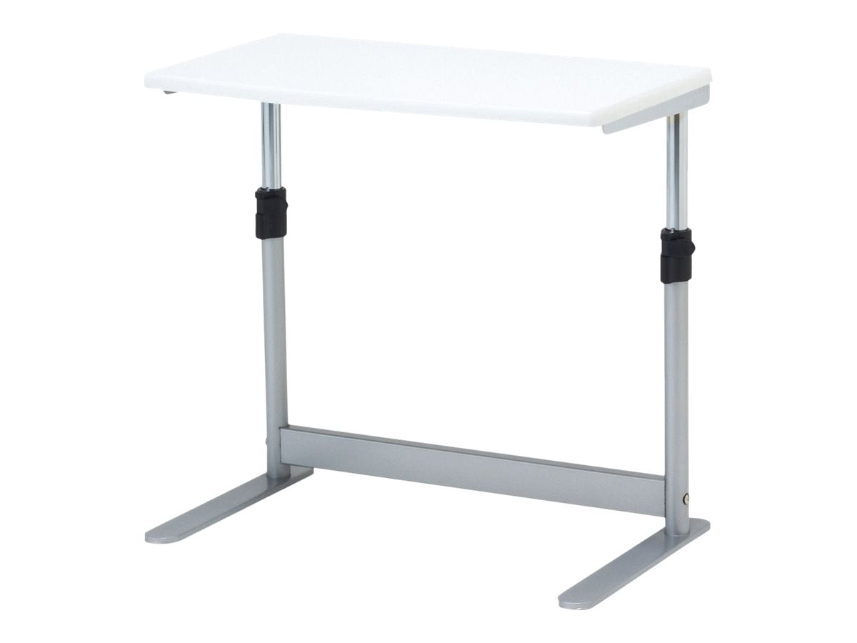 ROLINE Laptop-/Drucker-Tisch verstellbar grau - Vorderansicht