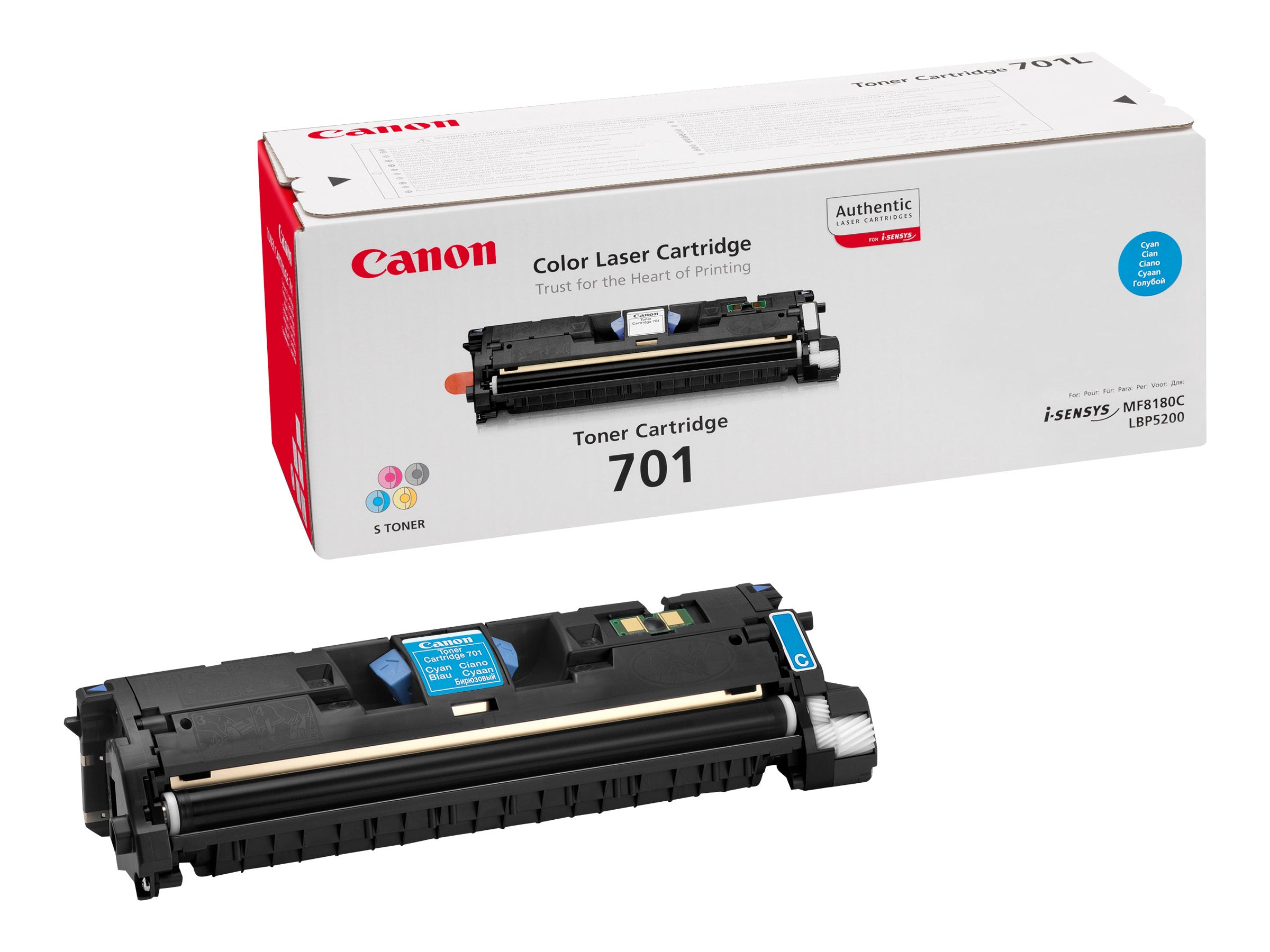 CANON 701 Toner cyan Standardkapazität Verpackung