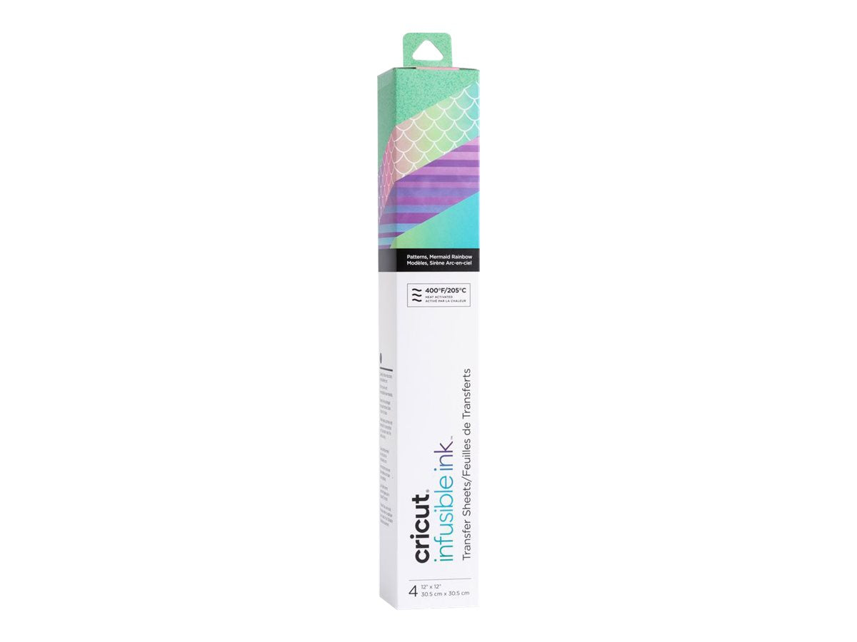 CRICUT Infusible Ink Transfer Sheets 4-pack Mermaid Rainbow Detailansicht