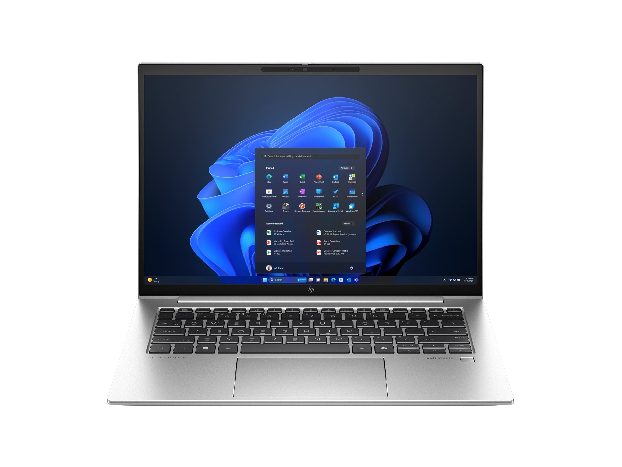HP EliteBook 845 G11 Notebook Seitenansicht