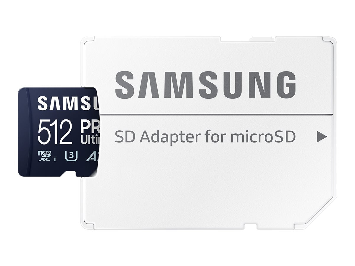 SAMSUNG Pro Ultimate microSD 512GB Memory Card Vorderansicht