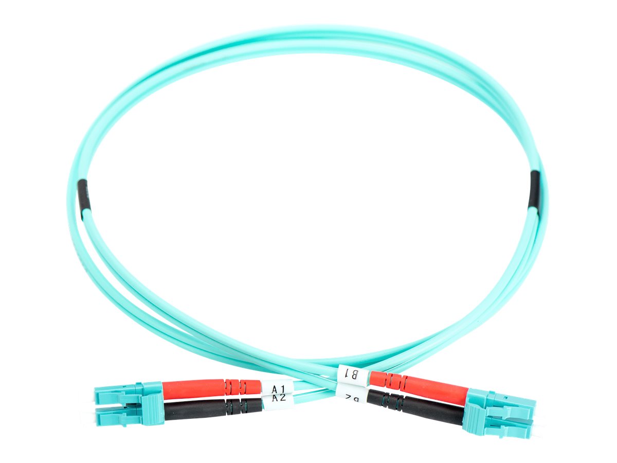 DIGITUS LWL Patchkabel LC zu LC Multimode 50/125 m Duplex Vorderansicht
