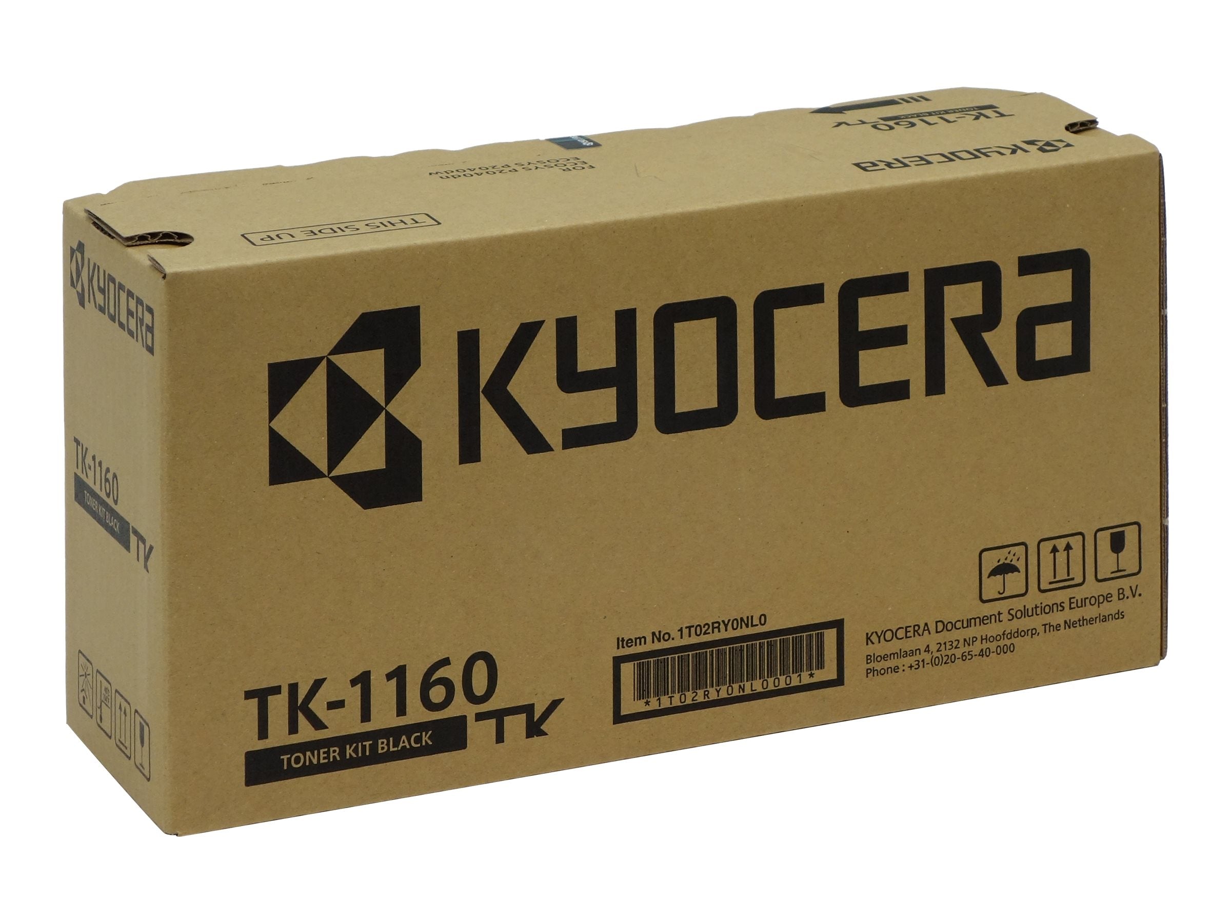 KYOCERA TK-1160 Toner schwarz Vorderansicht