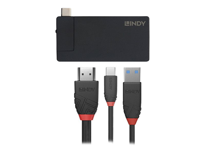 LINDY DST-Micro USB C Laptop Micro Dockingstation Verpackung