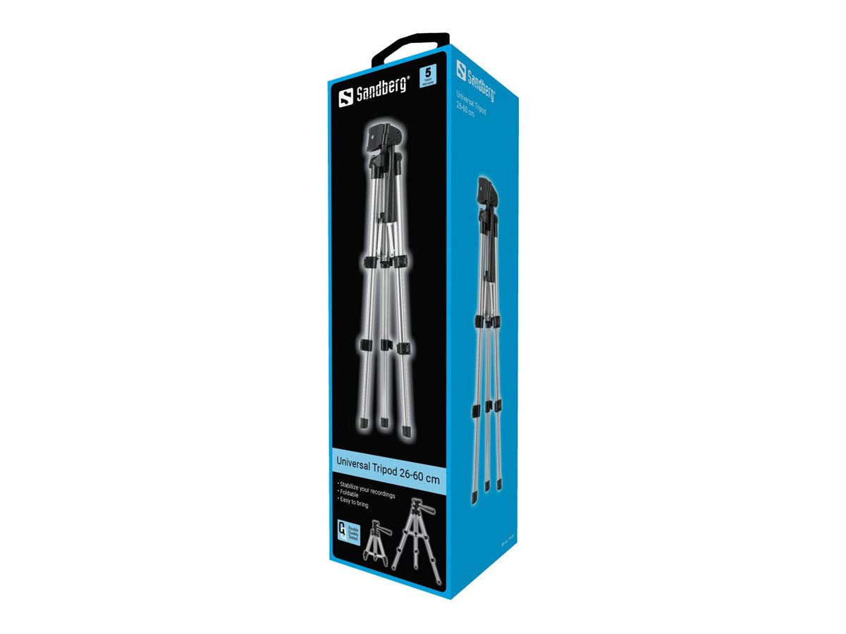 SANDBERG Universal Tripod 26-60cm Vorderansicht