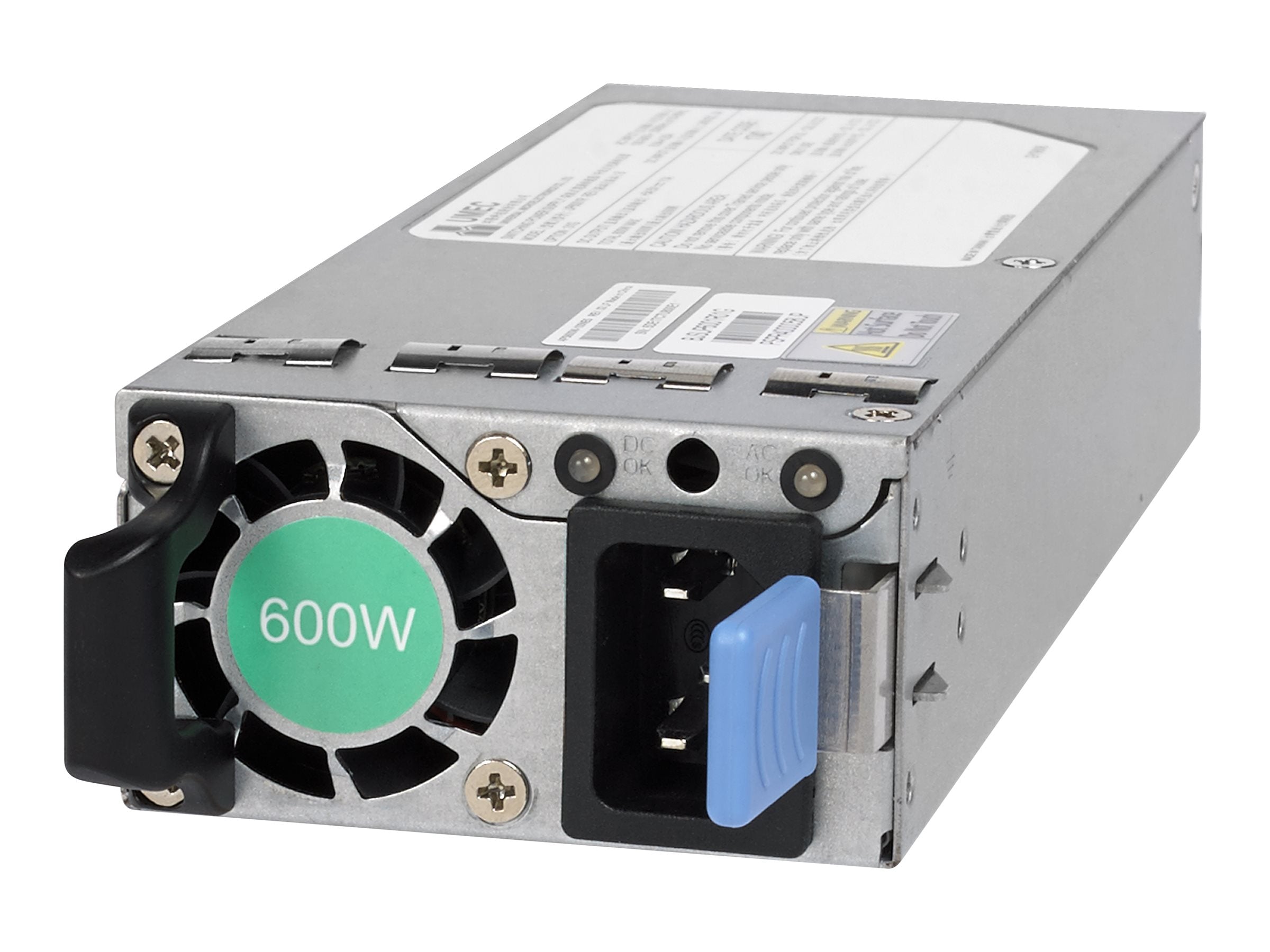 NETGEAR 600W 100-240VAC Modular PSU Vorderansicht