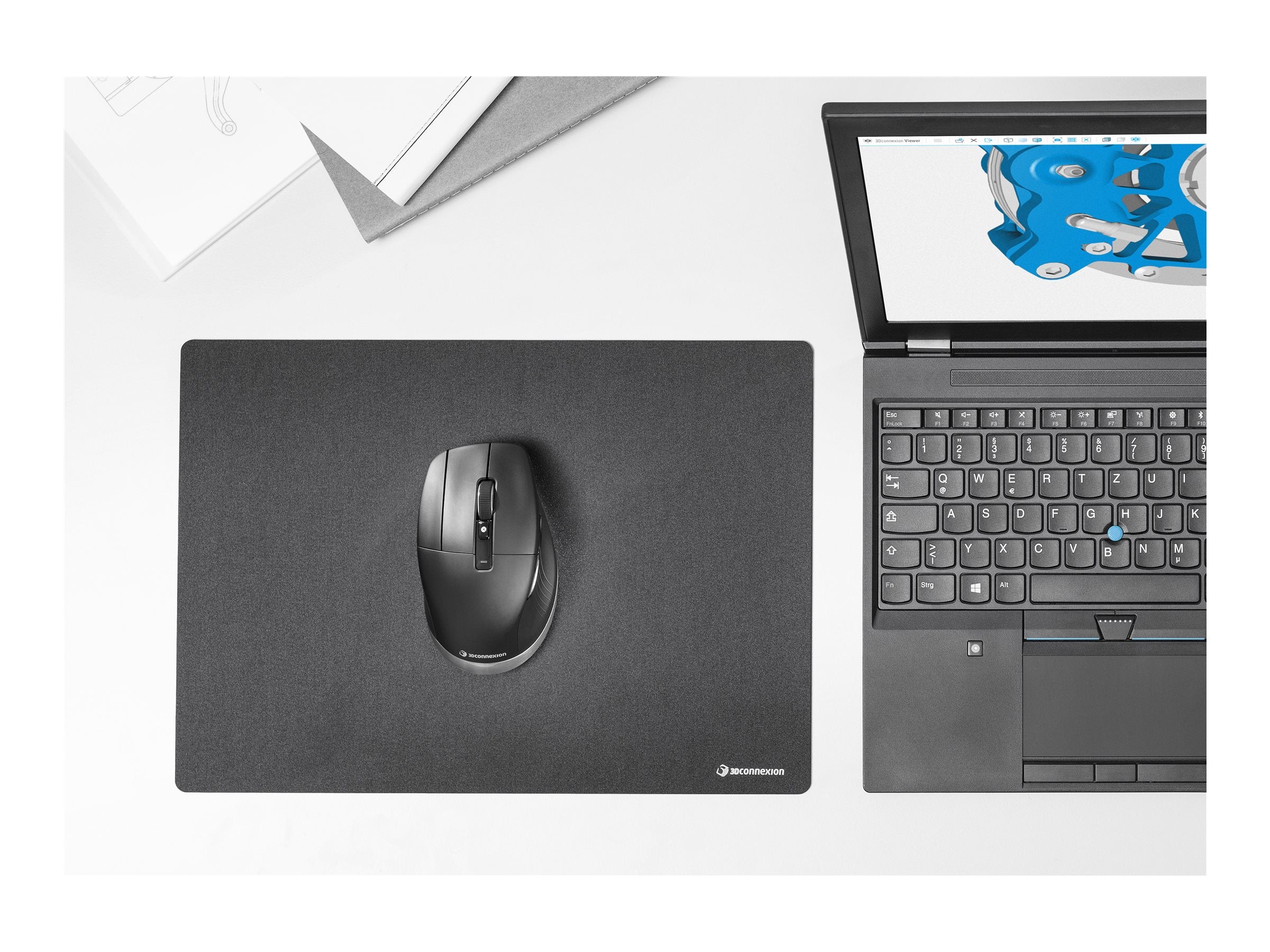 3DCONNEXION CadMouse Pro Wireless Left - Seitenansicht
