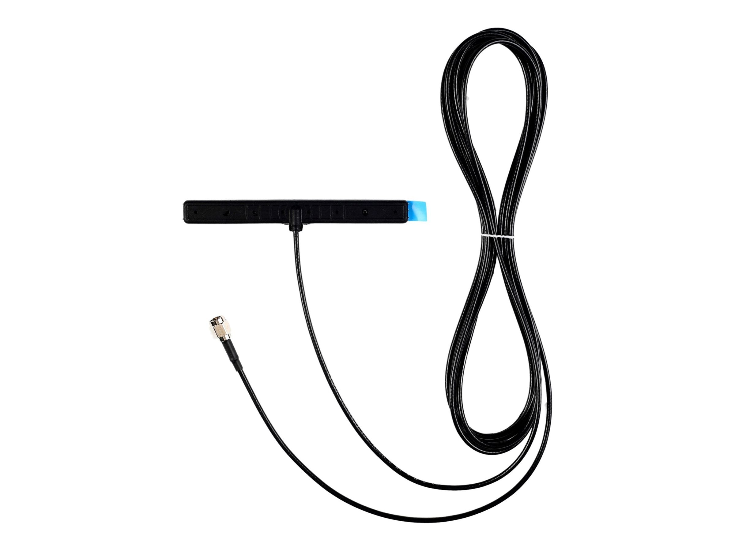 PUC ATTB Glasklebe-Innenant. 2G/3G/4G UMTS WLAN 24 GHz 30 m RG 174 SMA m - Vorderansicht