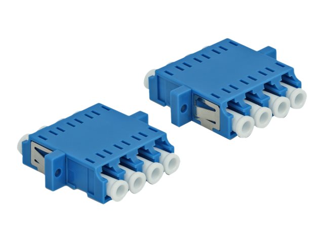 DELOCK LWL Kupplung LC Quad Buchse Verpackung