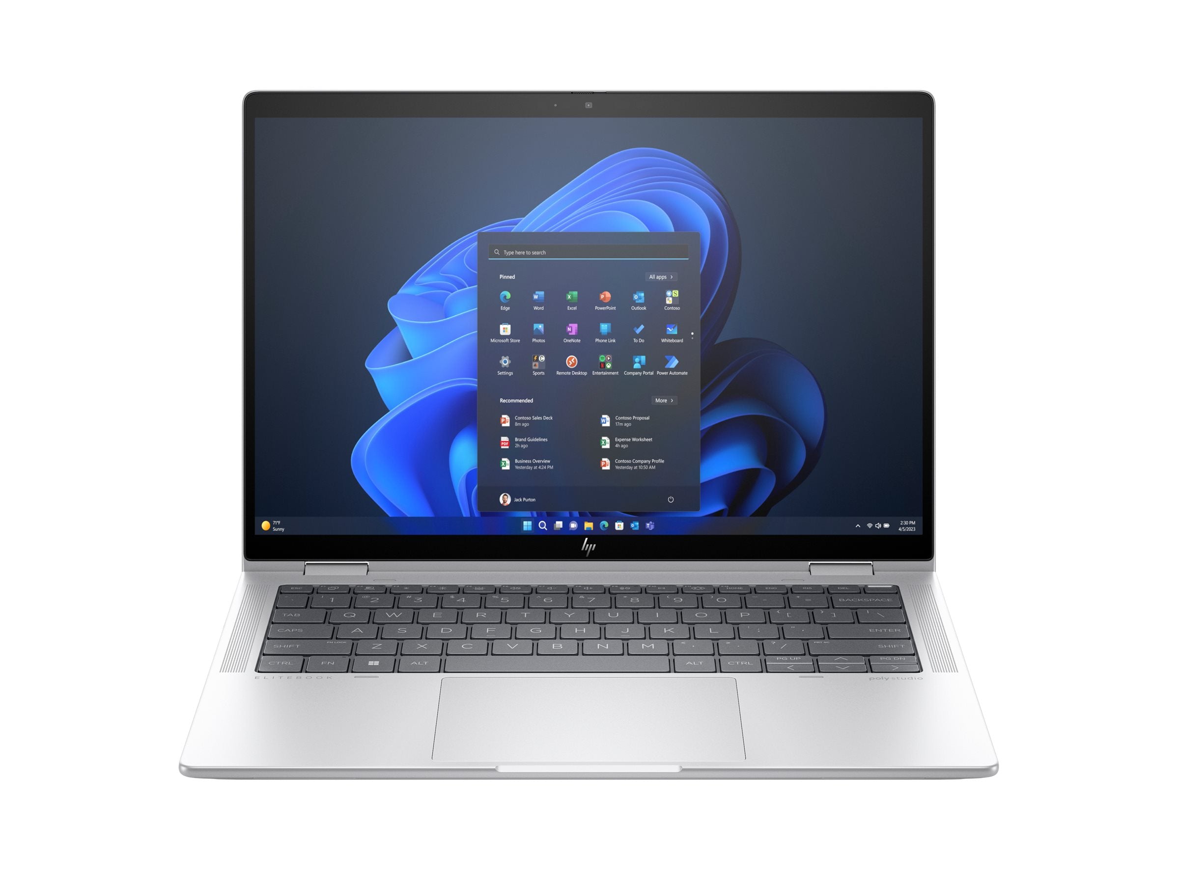 HP Elite x360 1040 G11 Notebook Seitenansicht