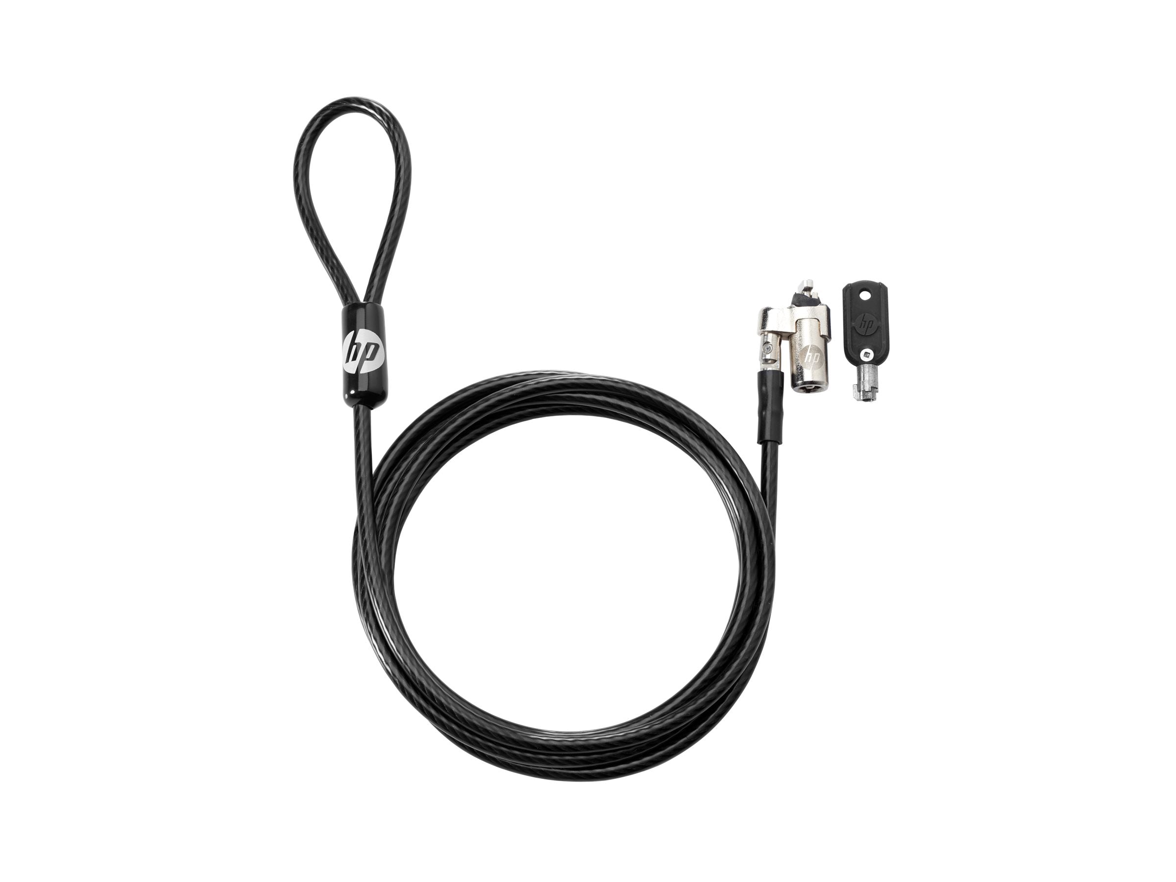 HP Keyed Cable Lock 10mm Vorderansicht