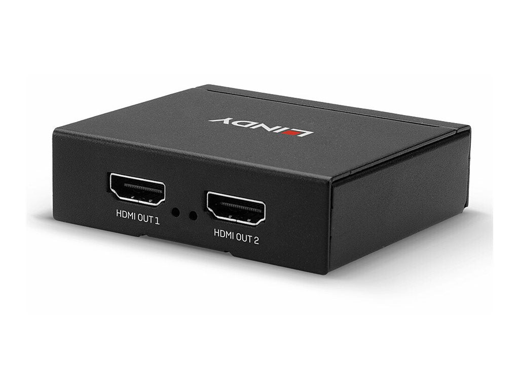 LINDY HDMI 4K Splitter 2 Port Anschlussansicht