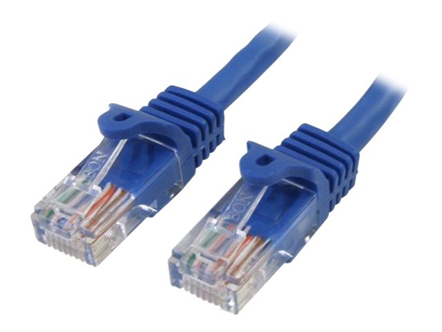 STARTECH.COM 45PAT2MBL 2m Blue Cat 5e Cable Anschluss
