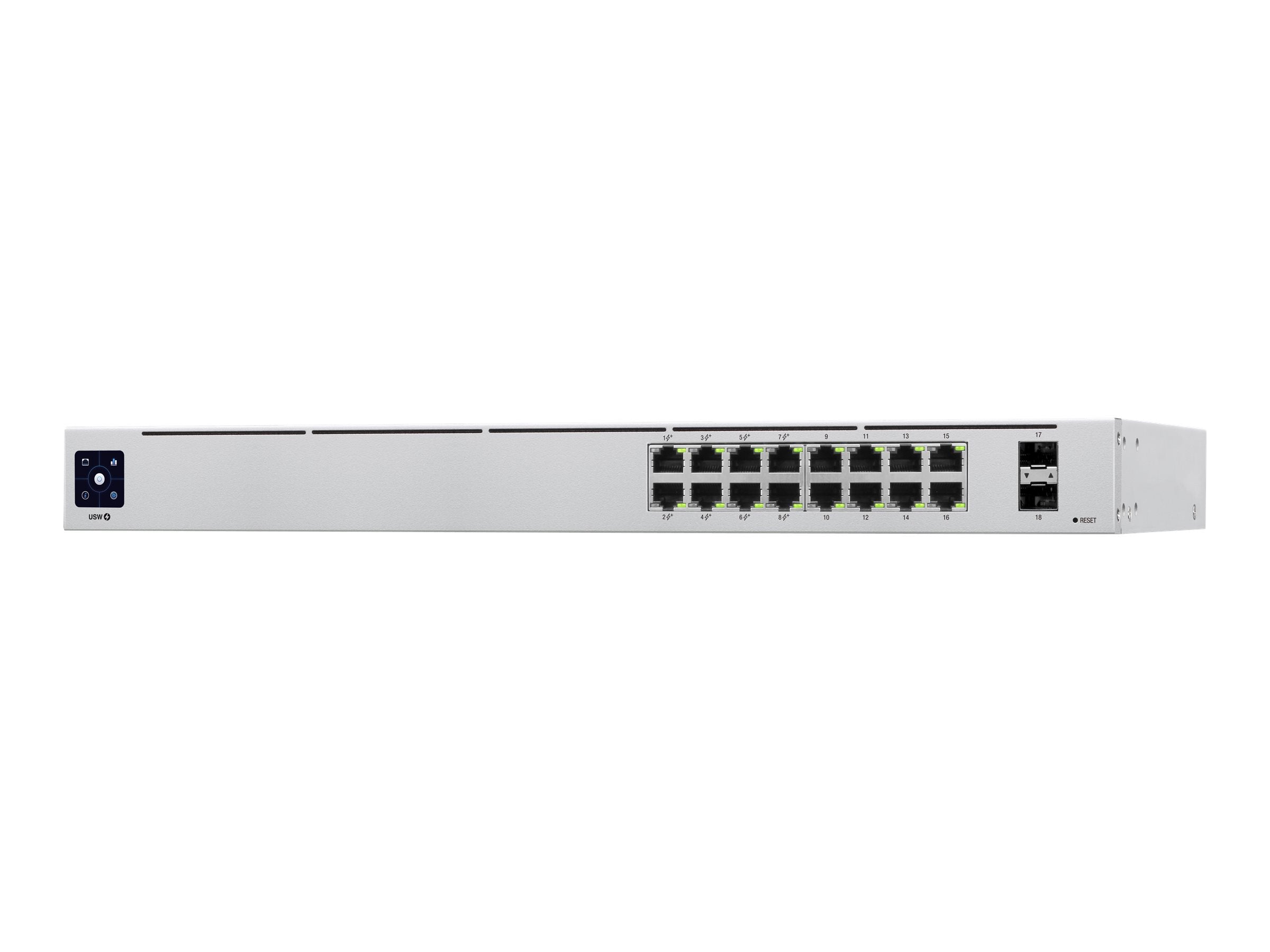 UBIQUITI USW-16-POE EU Switch Detailansicht