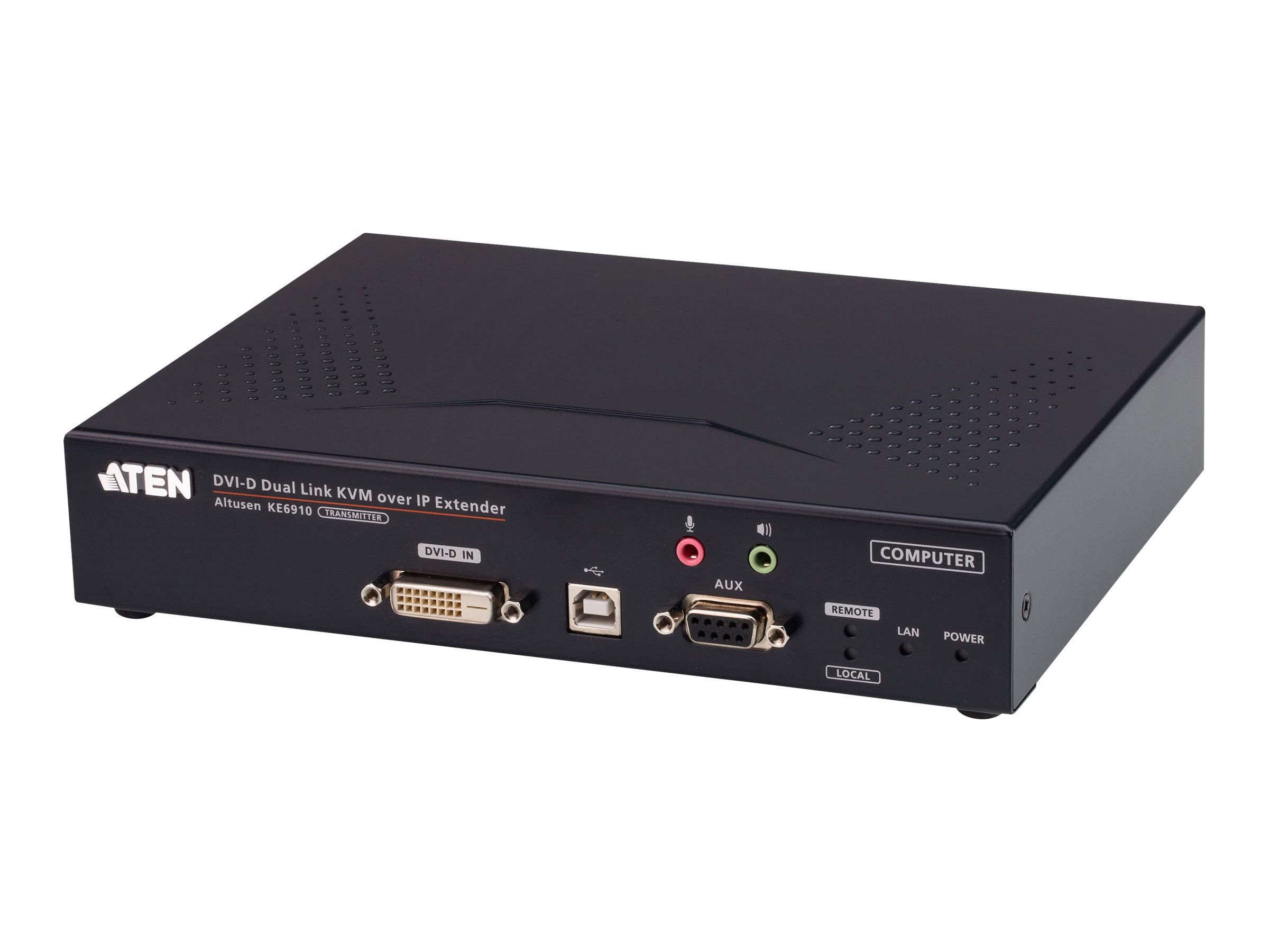 ATEN KE6910T DVI-D Dual Link KVM Over IP Extender Sender - Vorderansicht