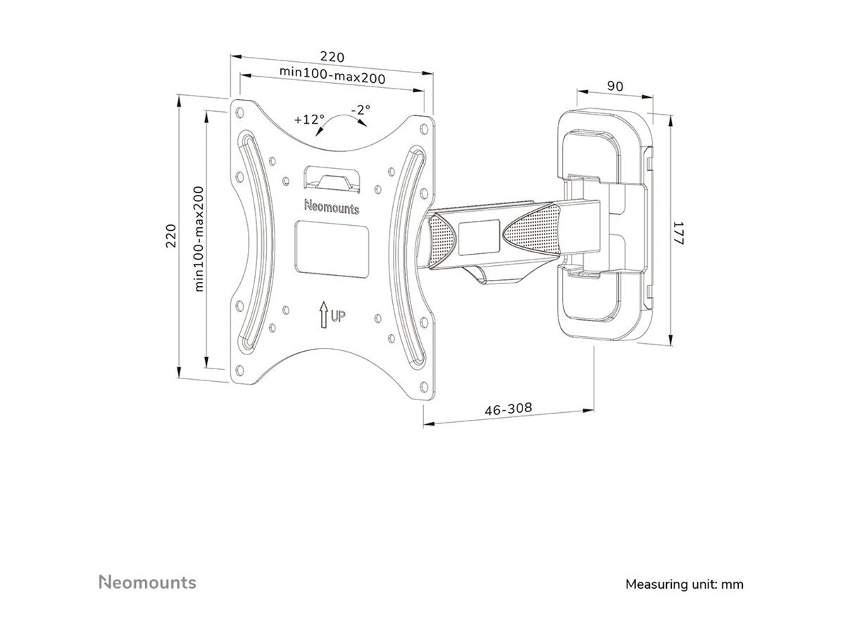 NEOMOUNTS WL40-540BL12 Wandhalterung Verpackung