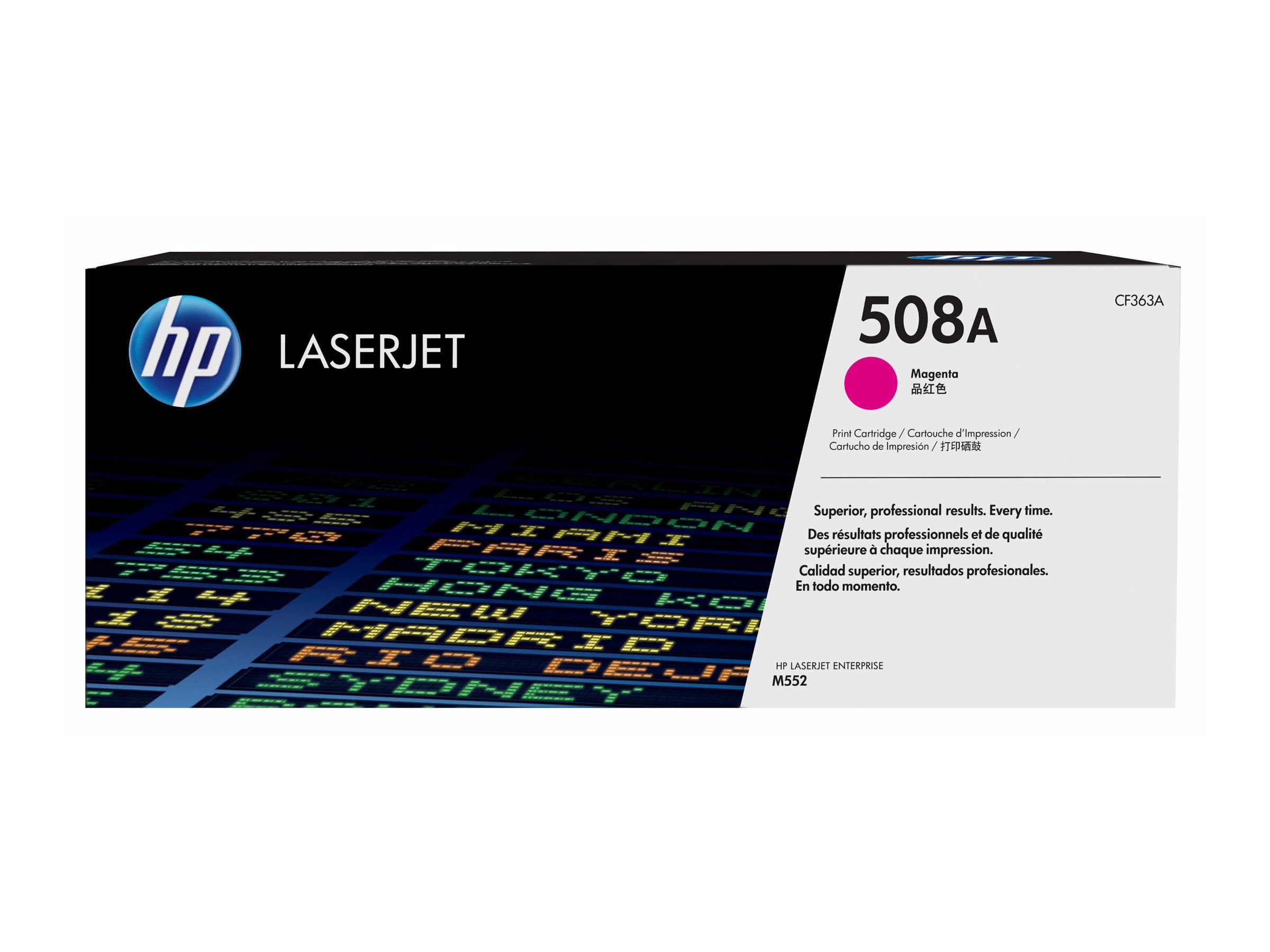 HP 508A Tonerpatrone CF363A magenta Verpackung