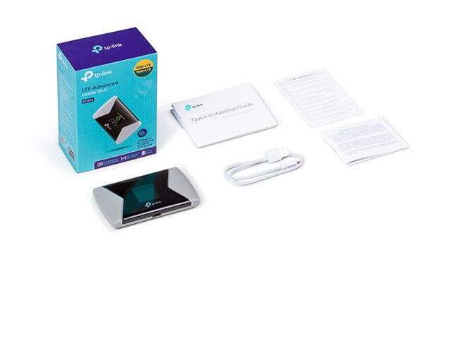 TP-LINK M7450 mobiler LTE WLAN-Router Displayansicht
