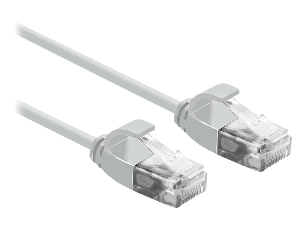 ROLINE UTP DataCenter Patchkabel Kat.6A Class EA LSOH slim grau 5m - Detailansicht