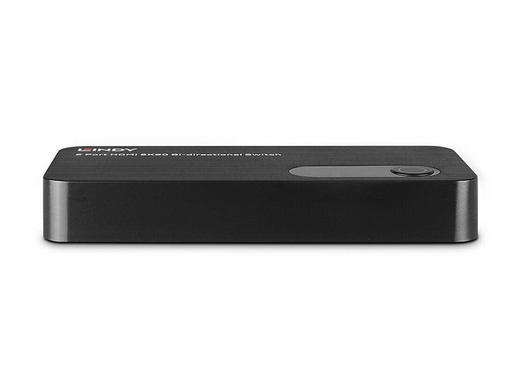 LINDY 2 Port HDMI 8K60 Bidirektionaler Switch Vorderansicht
