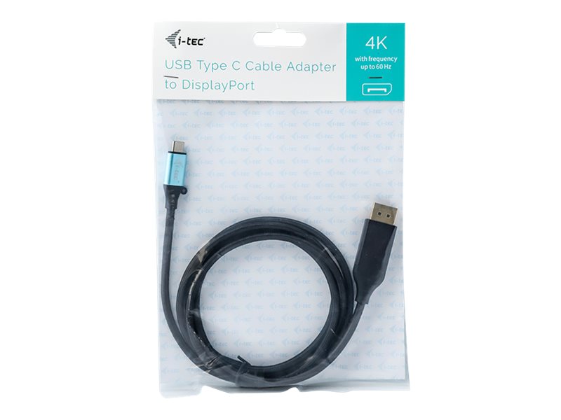 I-TEC USB C DisplayPort Kabel Adapter 4K 60 Hz Detailansicht