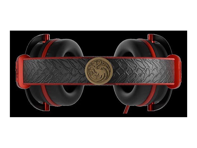 LEXIP X GAME OF THRONES Dragon Headset mit roter LED-Beleuchtung