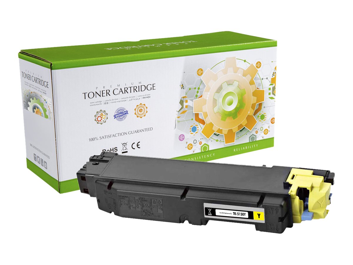 STATIC Tonerpatrone Kyocera TK-5150Y Gelb Vorderansicht