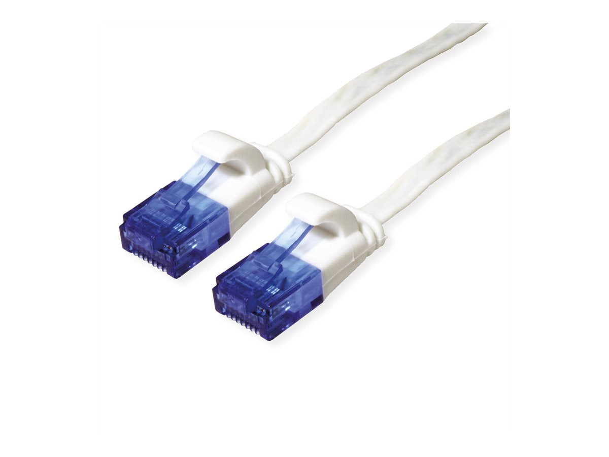 VALUE Patchkabel Kat.6A Class EA UTP extra-flach weiss 3m - Verpackung
