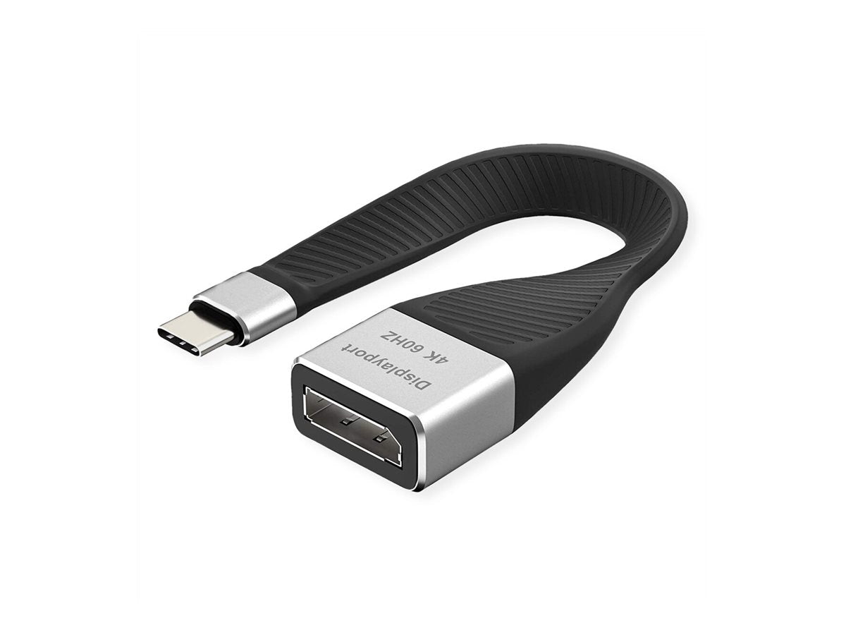ROLINE Display Adapter USB Typ C - DP ST/BU 0,13m Verpackung