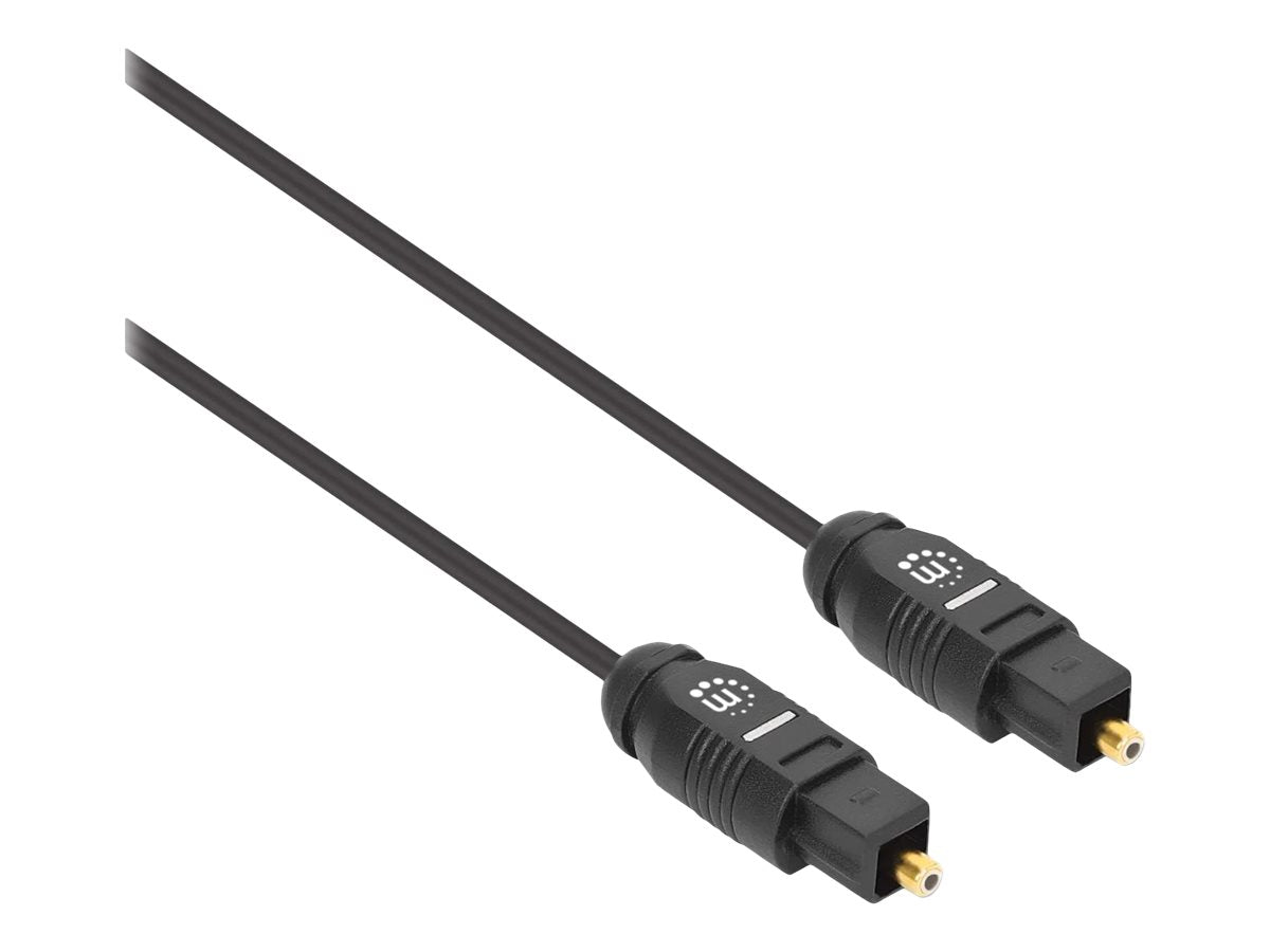 MANHATTAN Toslink Digitales Optisches Audiokabel 2 x Toslink S/PDIF-Stecker 3 m - Verpackung