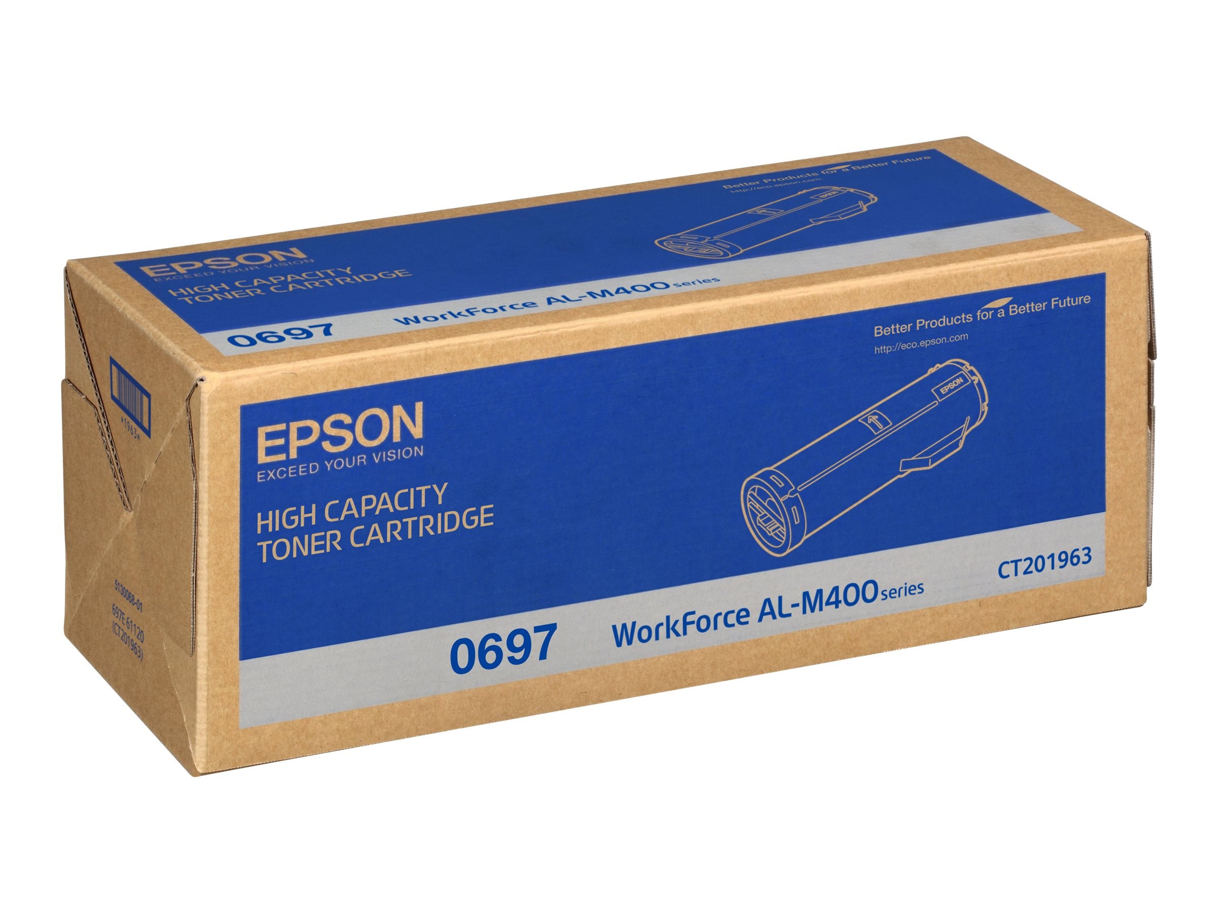 EPSON AL-M400 Toner schwarz hohe Kapazität - Vorderansicht
