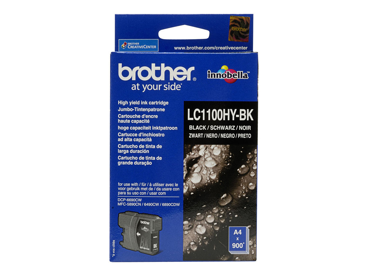 BROTHER LC-1100 Tinte schwarz hohe Kapazität Vorderansicht