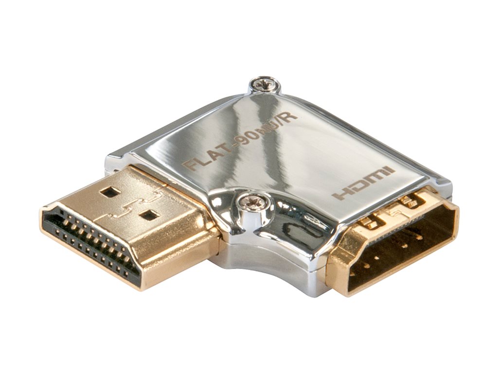 LINDY CROMO HDMI Adapter 90grad rechts Vorderansicht