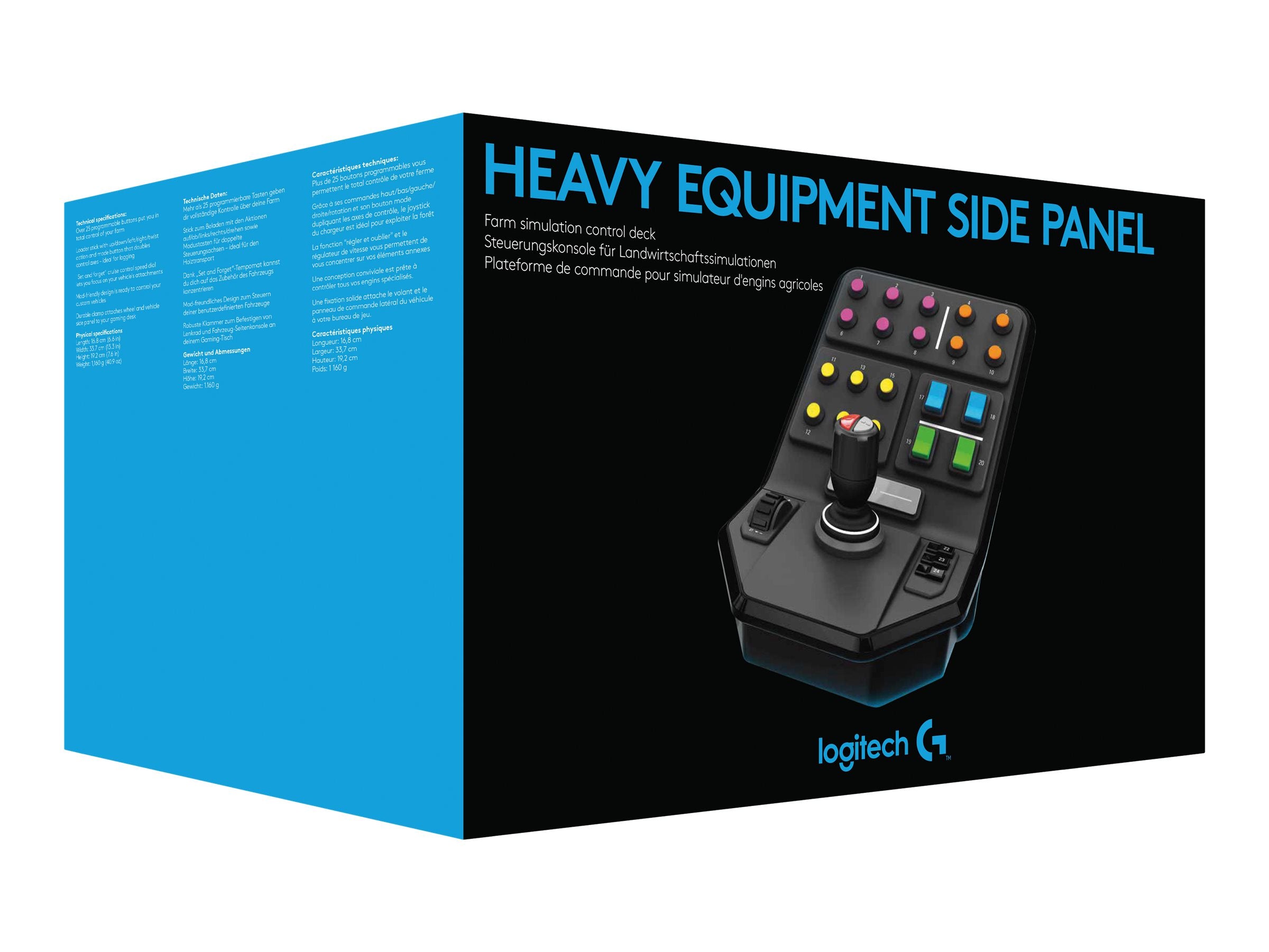 LOGITECH Heavy Equipment Side Panel Flight simulator controller Seitenansicht