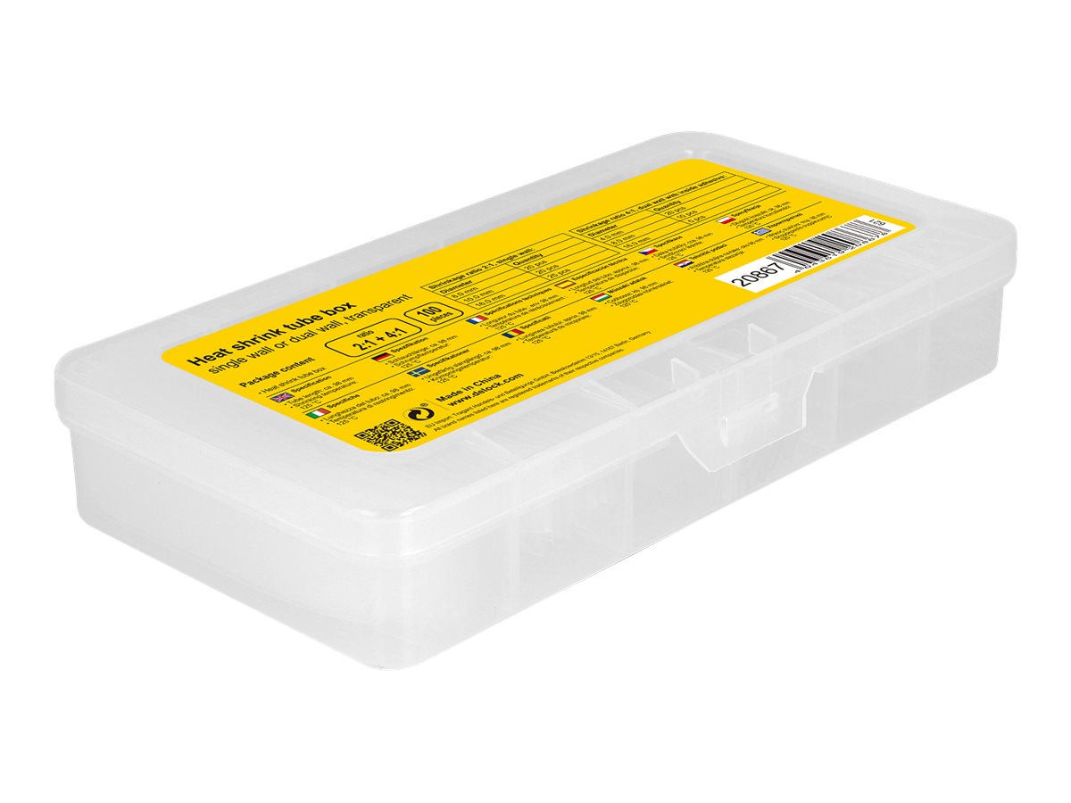 DELOCK Schrumpfschlauch Sortimentsbox Verpackung