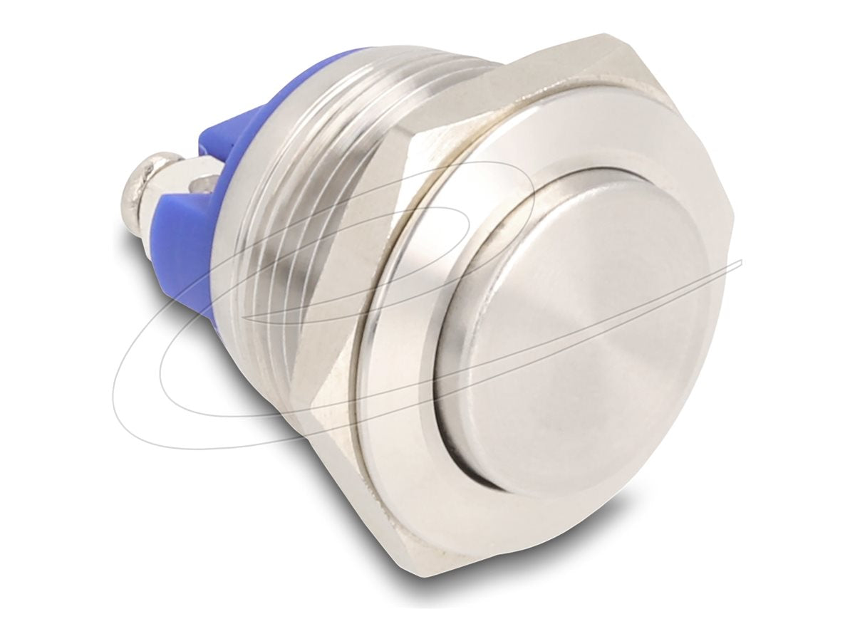 DELOCK Drucktaster zum Einbau 19mm Vorderansicht