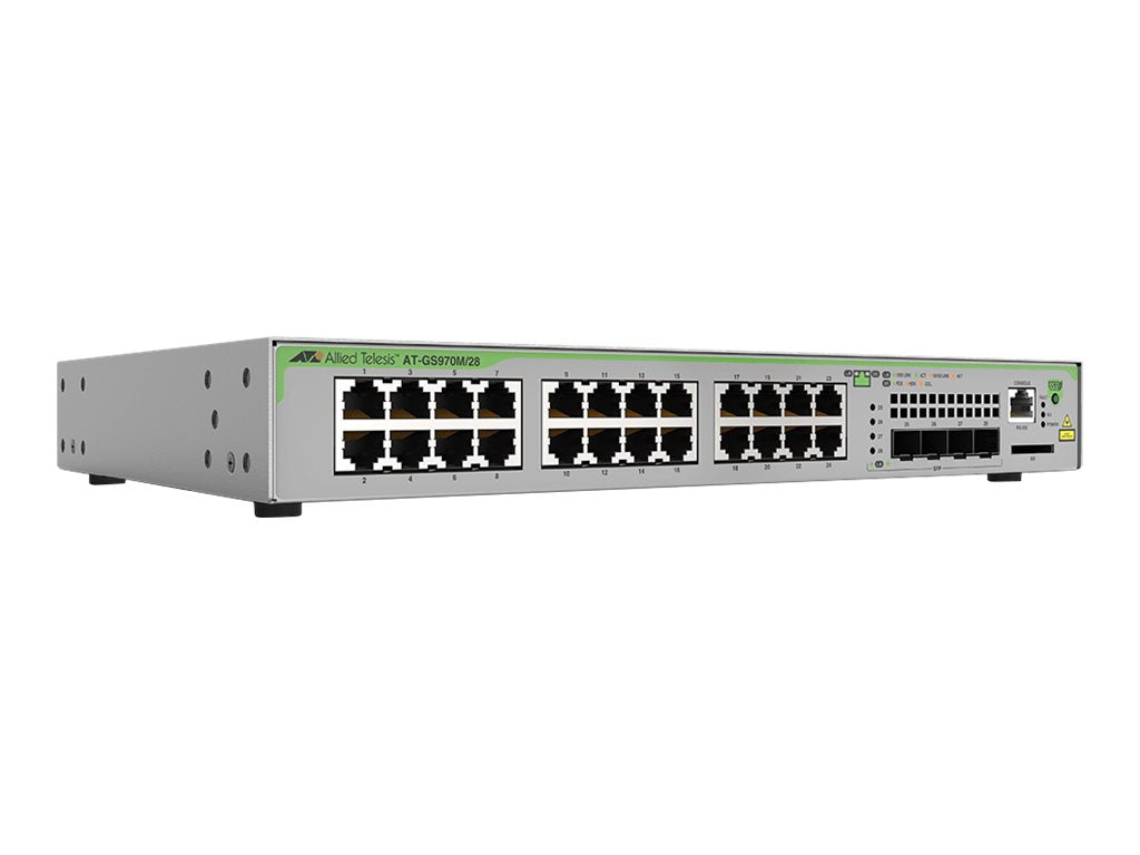 ALLIED TELESIS AT-GS970M/28PS-50 Switch Vorderansicht