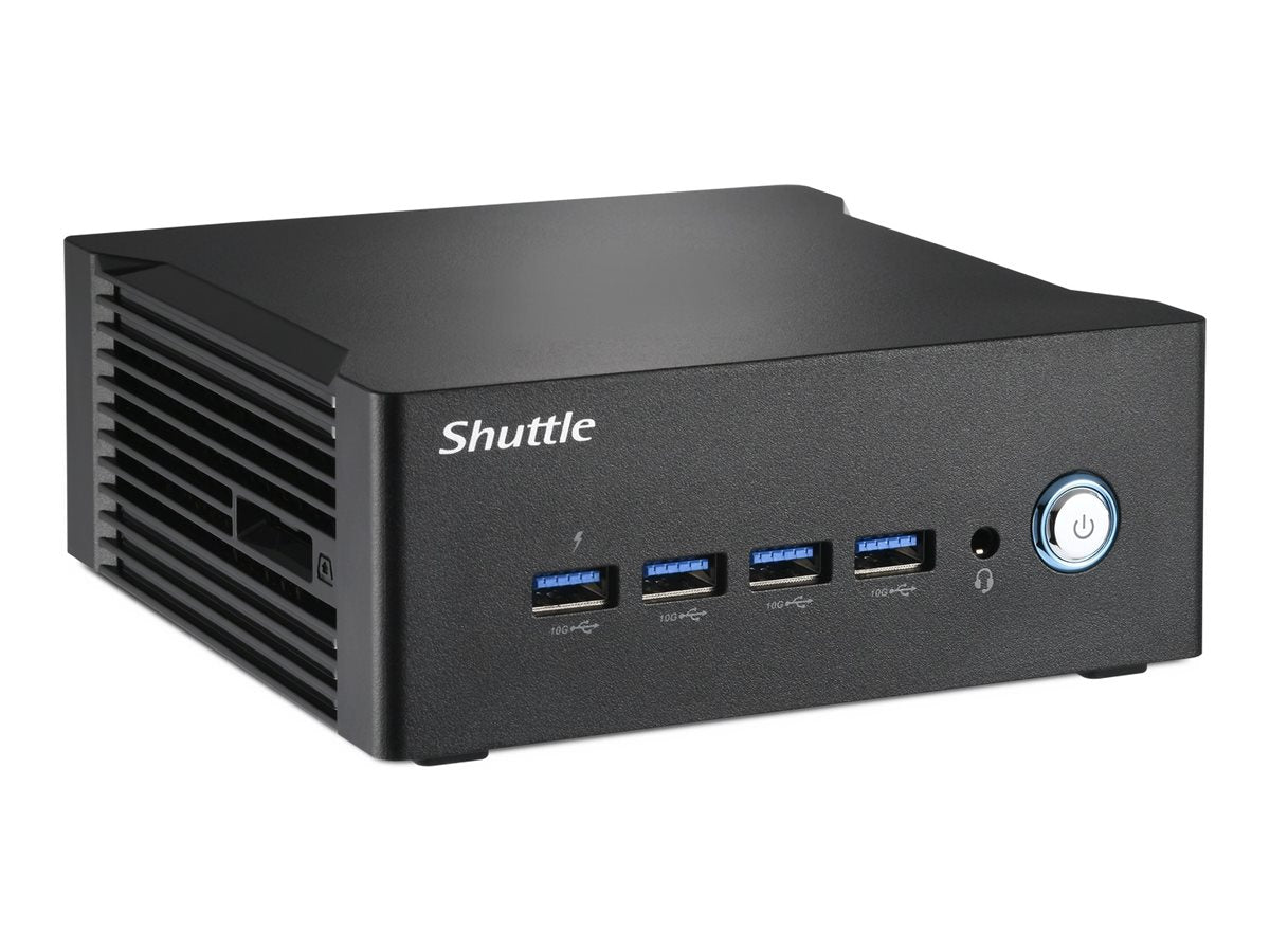 SHUTTLE XPC Nano BareBone AMD Ryzen 7 8845HS Vorderansicht