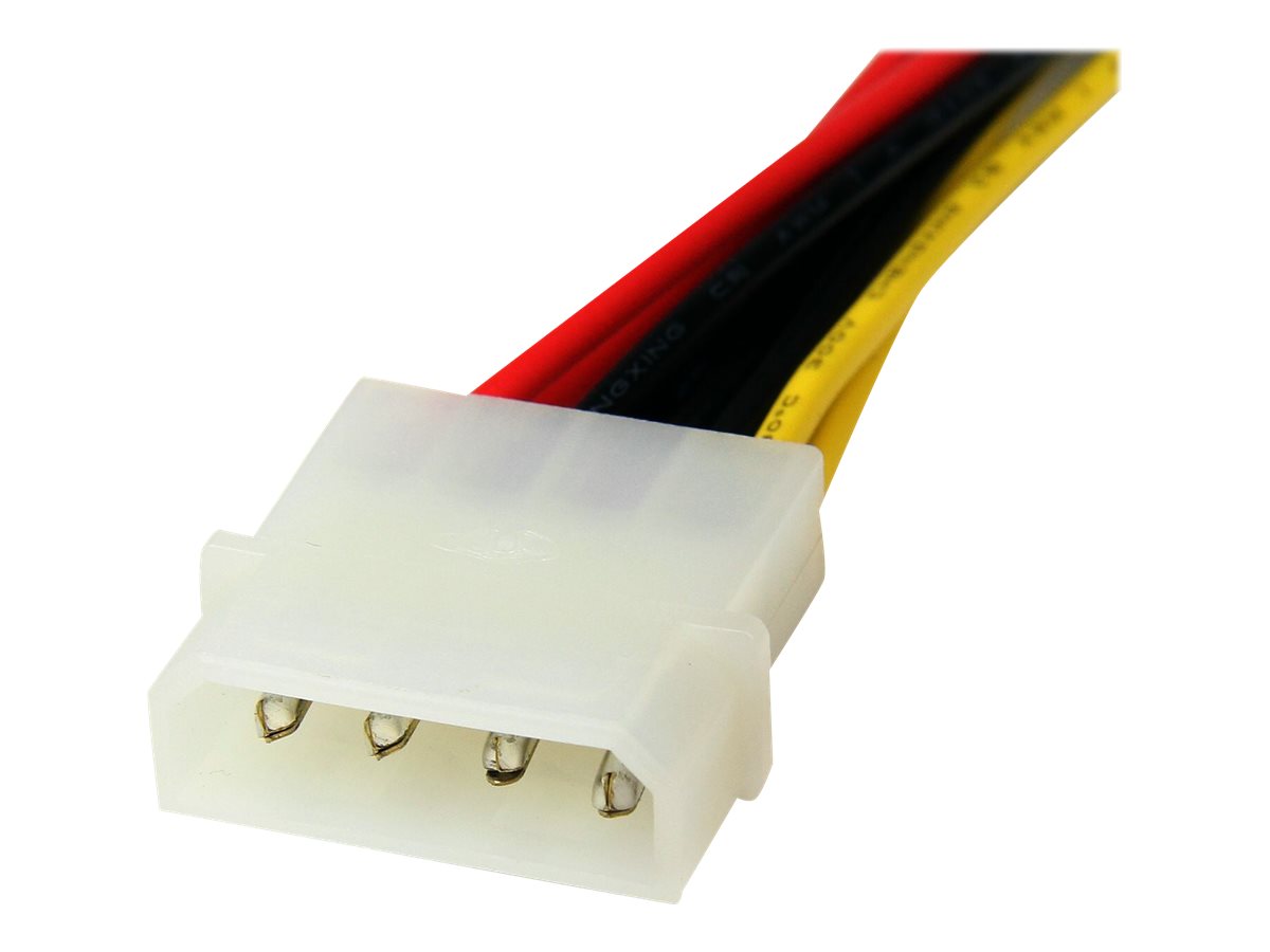 STARTECH.COM 12in LP4 to 2x SATA Power Y Cable Adapter - Detailansicht